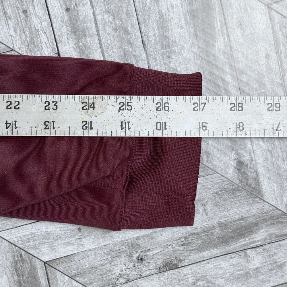 Adidas‎ Golf Climalite Mens XL Burgundy Quarter Zip Pullover VB National Maroon